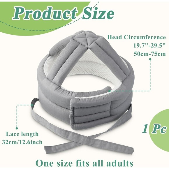 Elderly  Helmet, Safety Helmet Adjustable Breathable Head Protector NEW - Picture 9 of 16